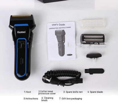 Men's Professional Rechargeable Shaver