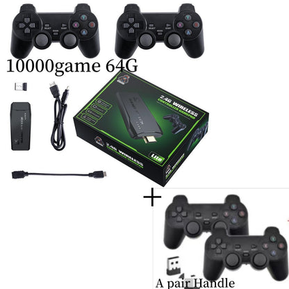 M8 Tv Hdmi Mini Hd Wireless Arcade Joystick Double Fc Game Console Family U Bao Game