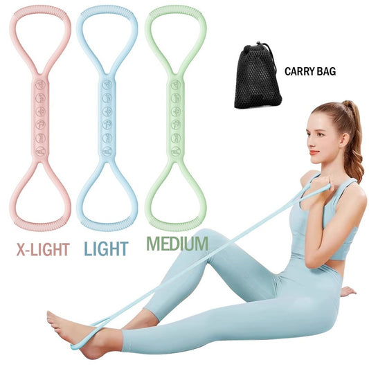 8-character Puller 8-character Silicone Yoga Auxiliary Home Elastic Band