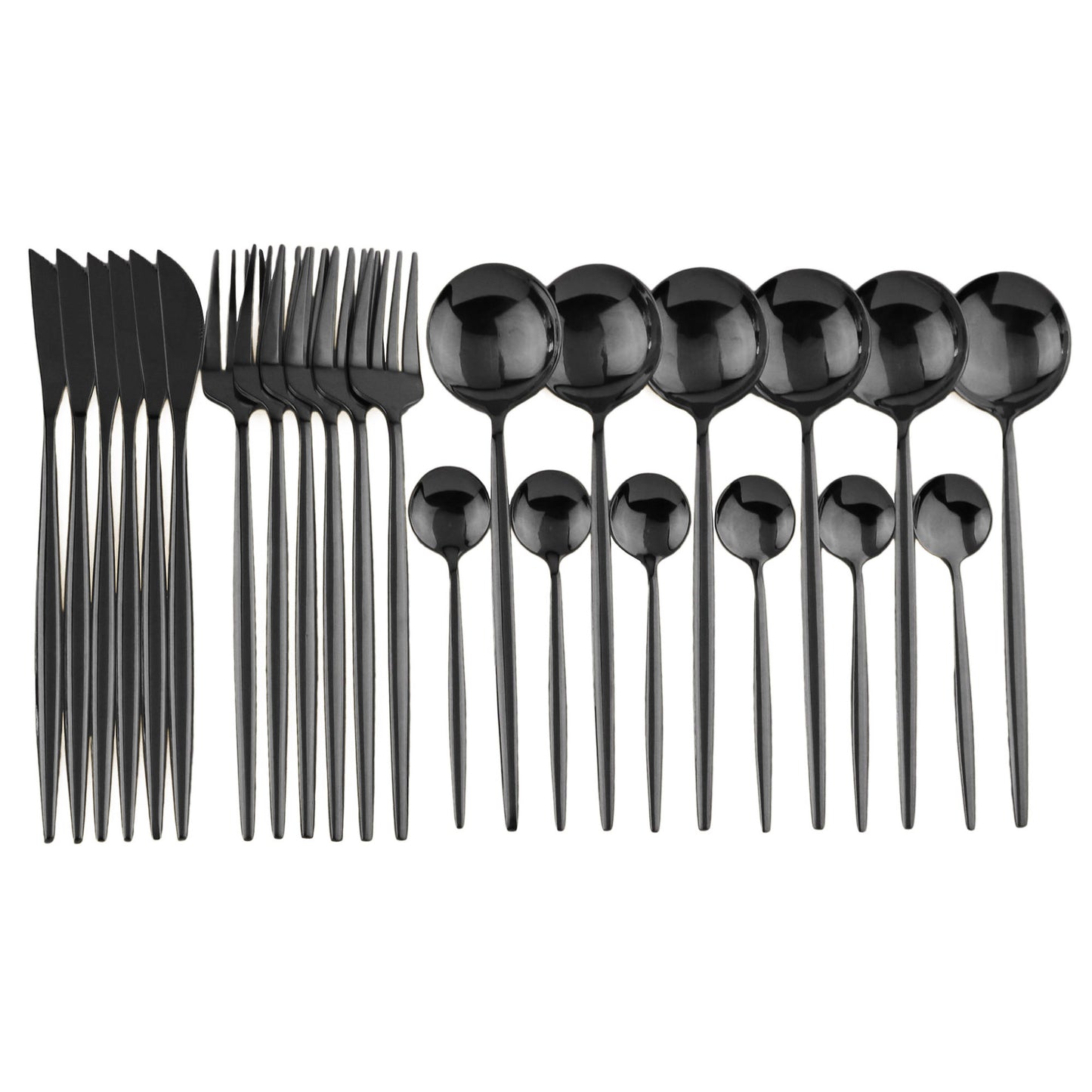 Stainless Steel Cutlery 24-piece Set