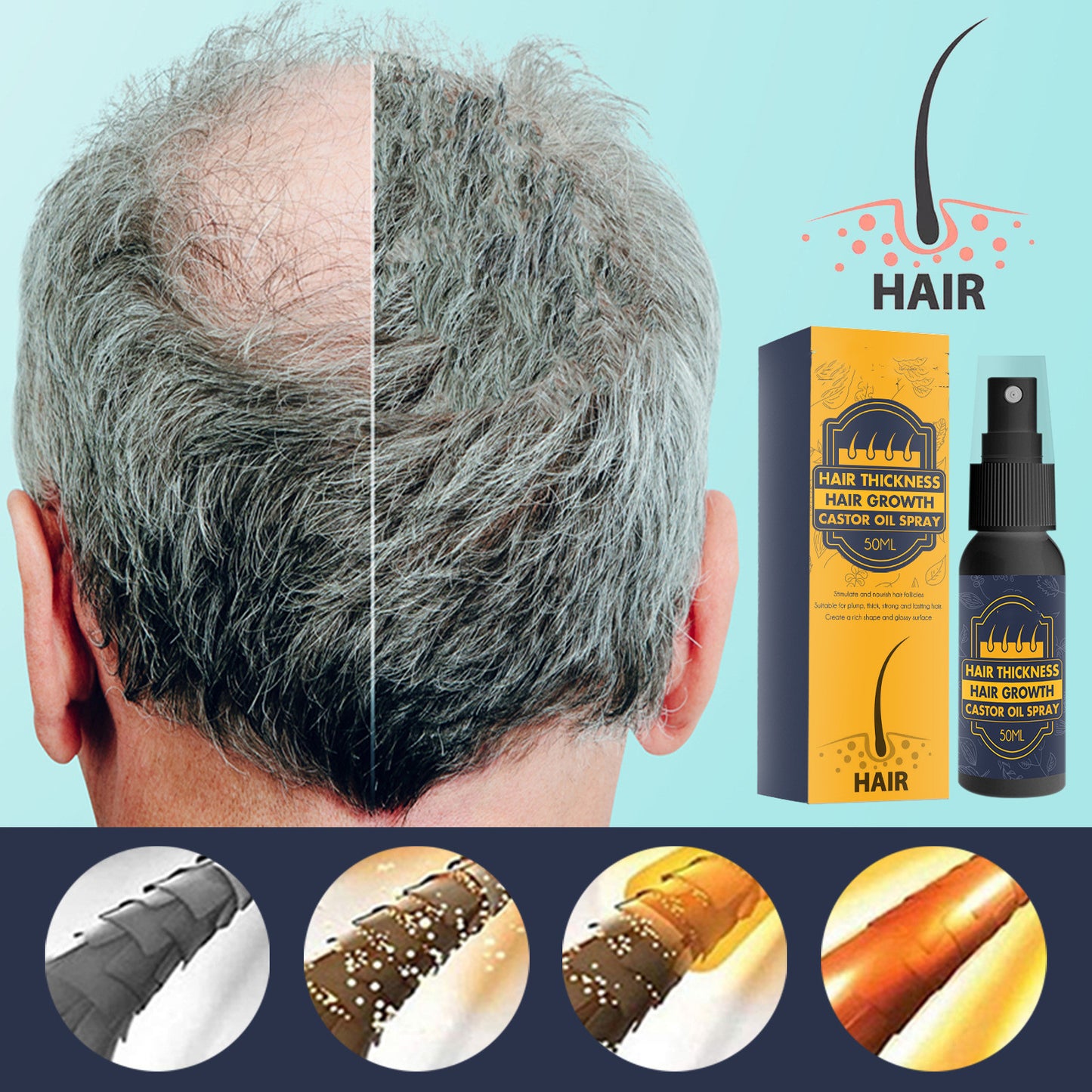 Hair Growth Solution Black Dense Growth Solution