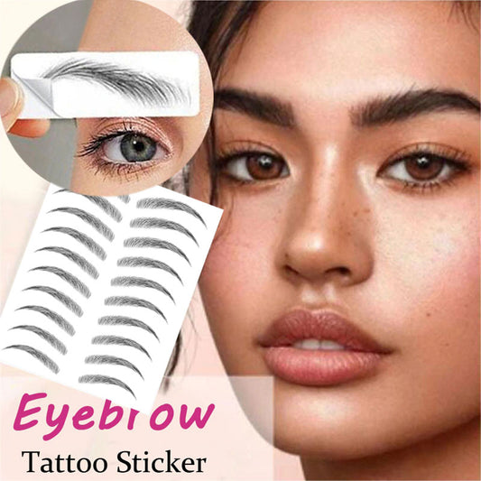 Water-based Hair-liked Authentic Eyebrow Tattoo Sticker Waterproof