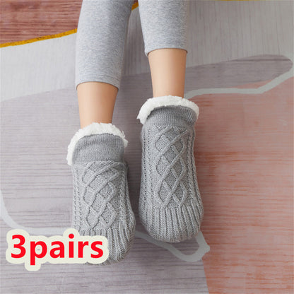 Winter Woolen Socks Women Thicken Warm Home Bedroom Socks