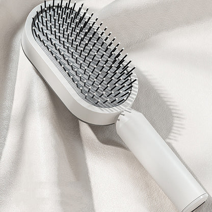 Self Cleaning Hair Brush For Women One-key Cleaning Hair Loss