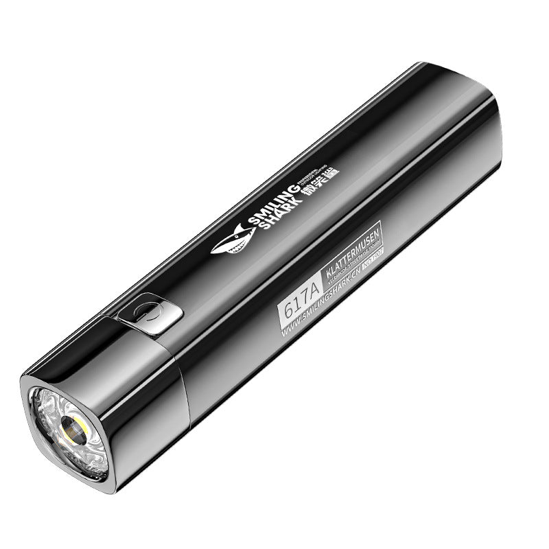 Strong Light Flashlight USB Charging Super Bright And Small