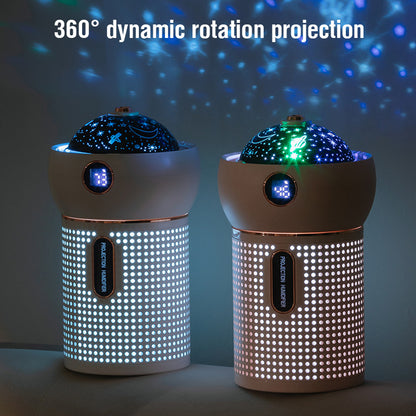 New Projection Night Light Air Humidifier Aroma Diffuser