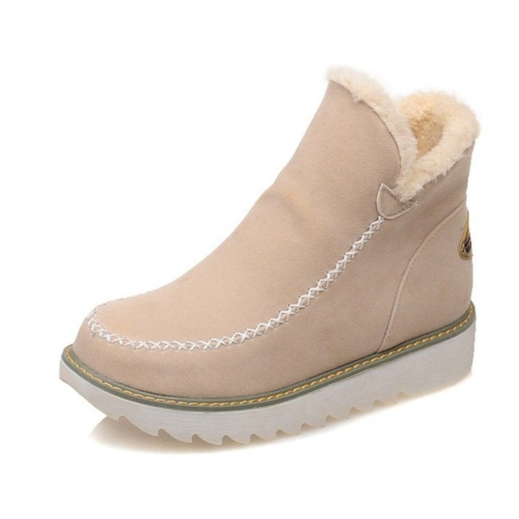 Non-slip warm snow boots