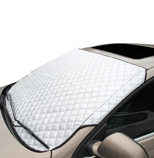 Car snow block front windshield antifreeze cover winter