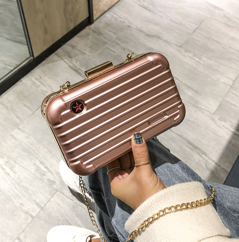 New hand holding mini suitcase small bag for female