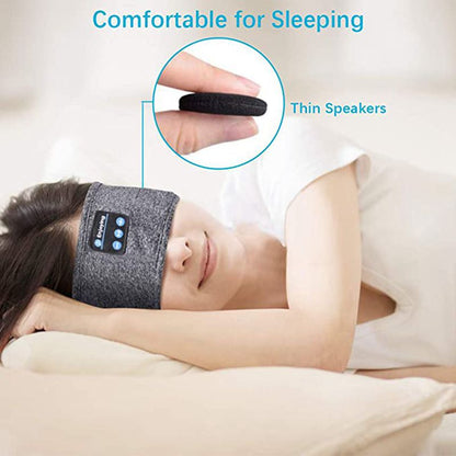 Wireless Bluetooth Sleeping Headphones Headband Thin Soft Elastic