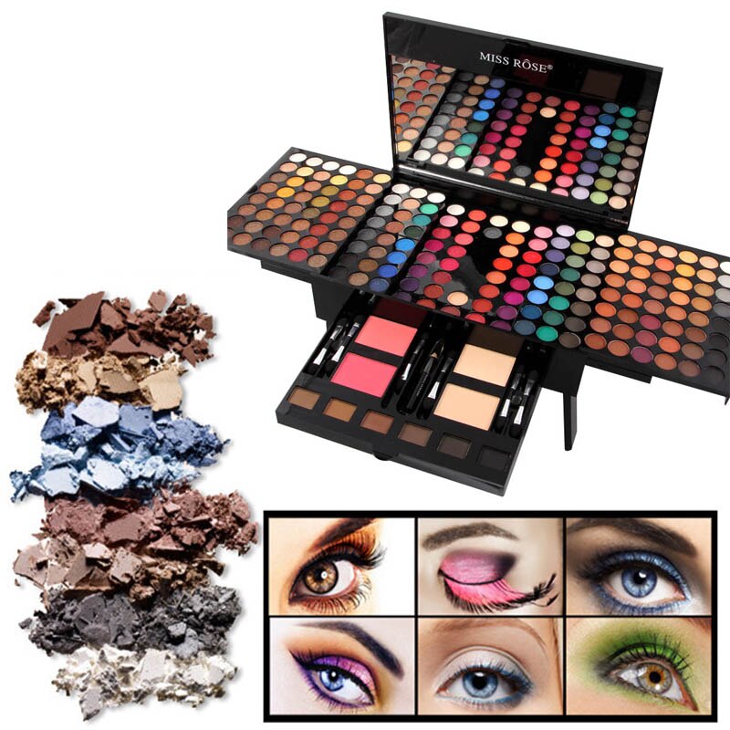 180 Colors Eyes Shadow Blush Set Makeup