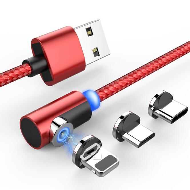 Nylon Braided Magnetic Mobile Phone Charging Cable