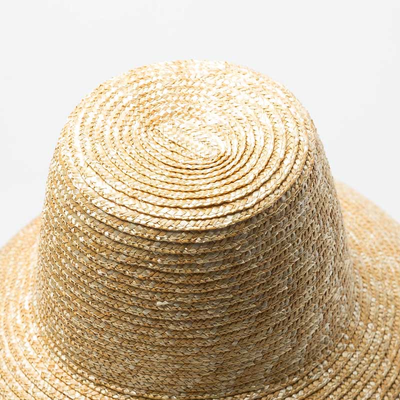 Vintage High Top Big Brim Straw Hat