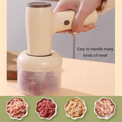 2 In 1 Electric Garlic Chopper USB Rechargeable Ginger