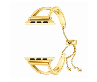 Compatible with Apple, Watch Bands Adjustable Stainless Steel