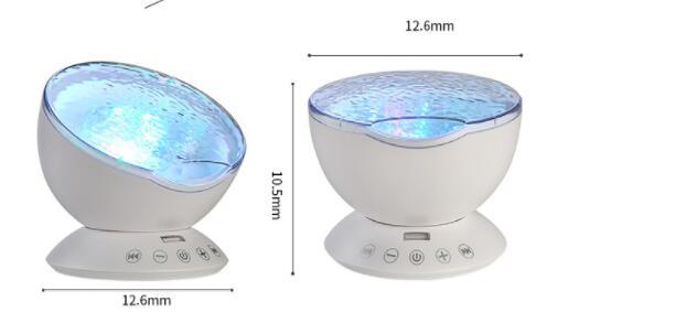 The remote control version of the ocean projection lamp,