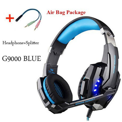 Wired Gaming Headset Headphones Surround Sound Deep