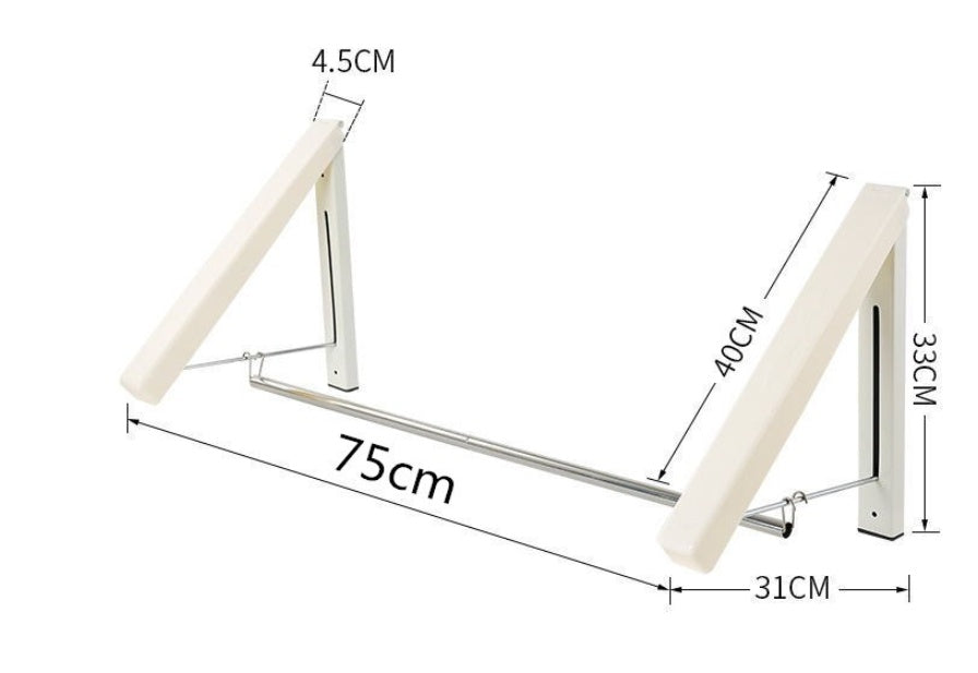 Hidden form drying rack