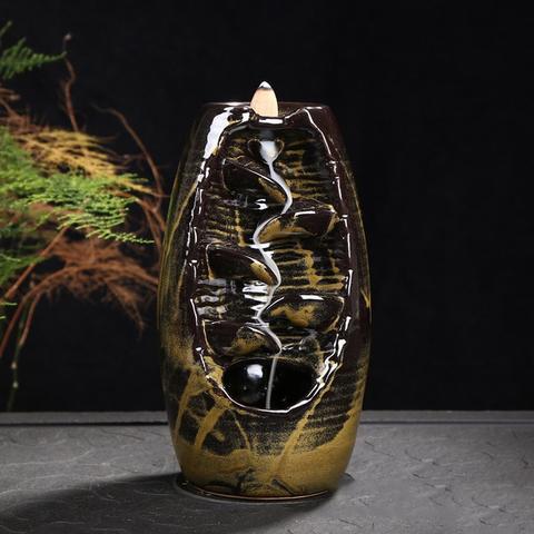 Multi-layers Ceramic Back flow Incense Burner