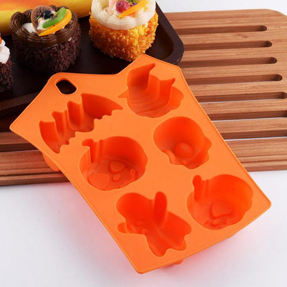 Halloween Pumpkin Cakes Silicone Mold Bald Cake Cake Chocolate Mold Jelly Mold Decorations 23 X 16.5 X 3cm