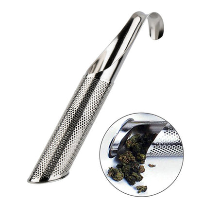 304 Stainless Steel Tea Tube with Curved Handle