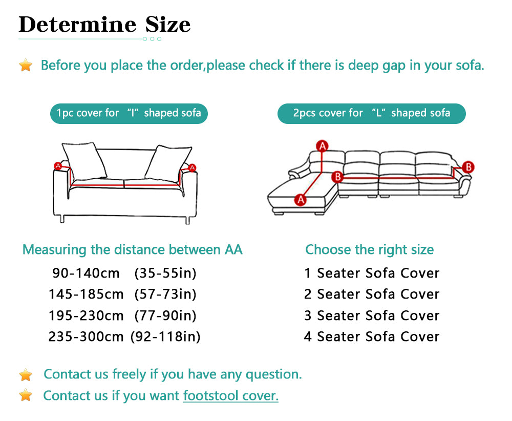 Full package elastic sofa cover