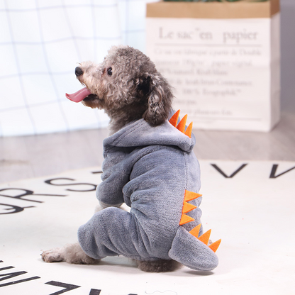 Pety Green Tyrannosaurus Rex Hooded Coat