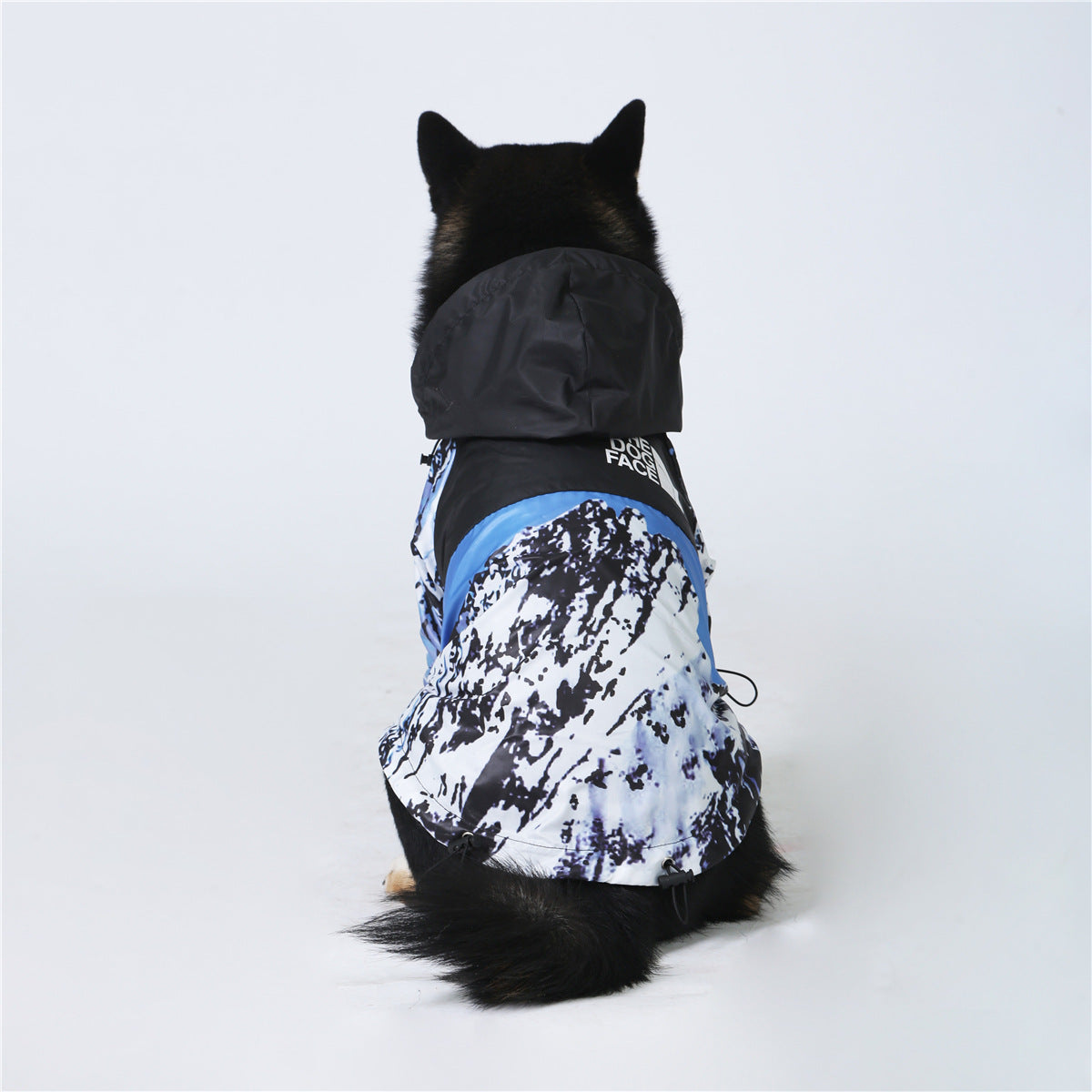 Windproof And Rainproof Dog Clothes Large Dog Raincoat