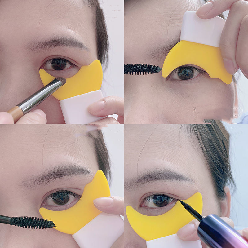 Eyelash Eyeliner Stencil Model Eye Mascara Comb Stencil