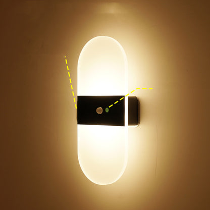 Magnetic Rechargeable Wall Lamp Simple Bedroom Bedside Lamp