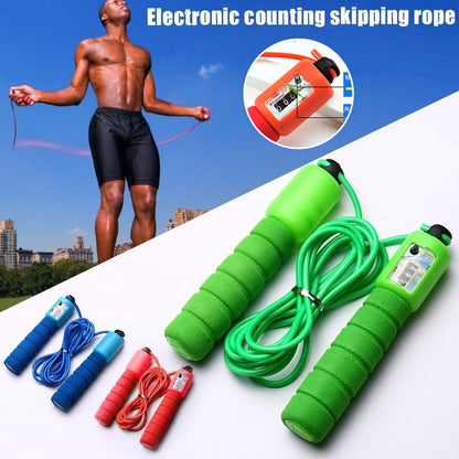 Skipping Rope With Counter Adjustable Length Counter Sports Training