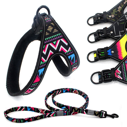 Colorful Dog Leash Dog Walking Rope Small And Medium-sized