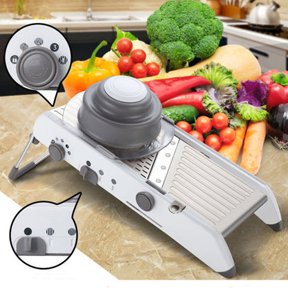 Slicer Manual Vegetable Cutter for Kitchen Terka Adjustable Stainless Steel Knife