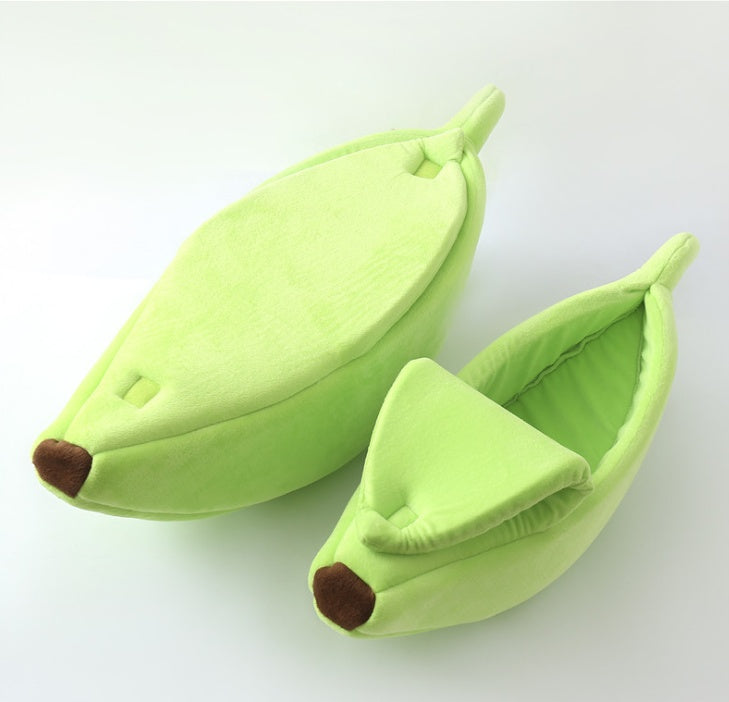 Pet House Dog Bed Banana Shape Dog House Cute Pet Kennel