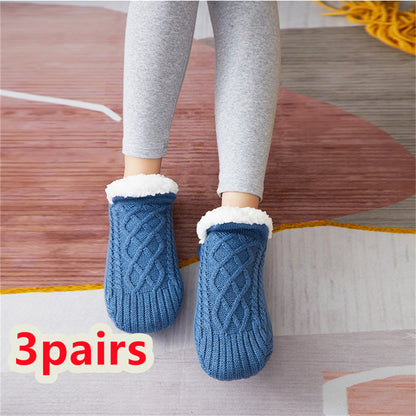 Winter Woolen Socks Women Thicken Warm Home Bedroom Socks