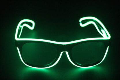 NEW Fashion 7 Colors Flashing EL Wire Led Glasses Party