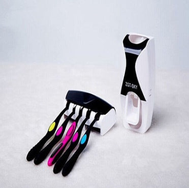 Toothbrush Holder Dust Proof Automatic Squeezer