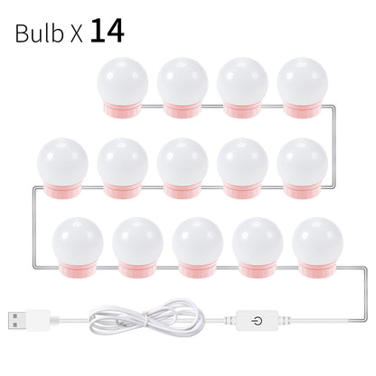 USB Touch Switch LED Mirror Light Bulb