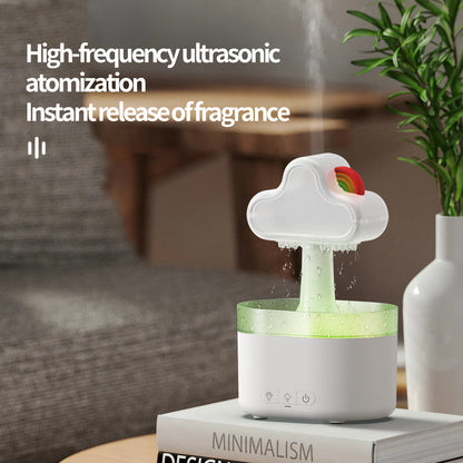 Rainbow After Rain Humidifier Snuggling 500ML Cloud Humidifier With Led Light