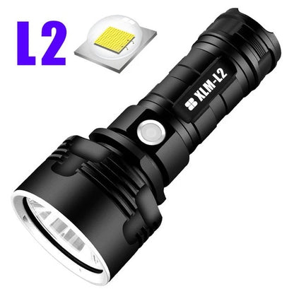 Strong Flashlight Focusing Led Flash Light Rechargeable Super Bright