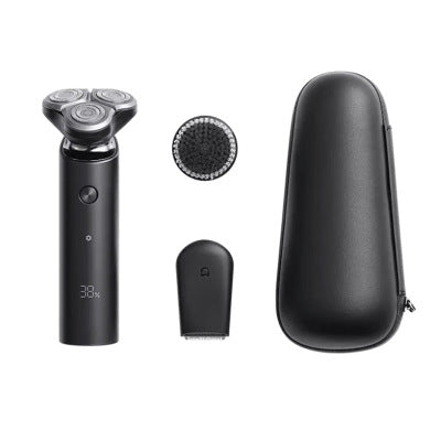 Black full body rechargeable portable razor