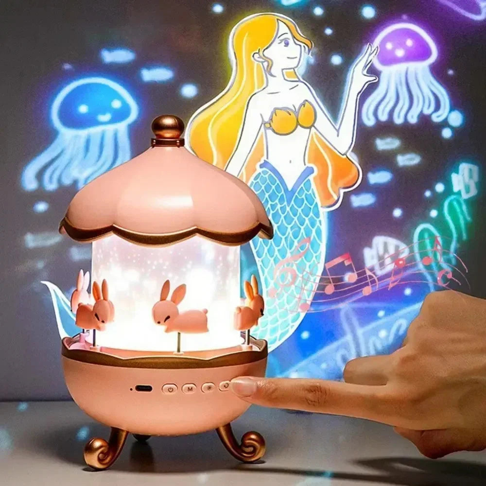 Night Light Projector Kids Nursery Children Led Night Lamp