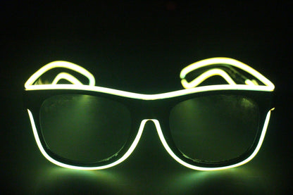 NEW Fashion 7 Colors Flashing EL Wire Led Glasses Party