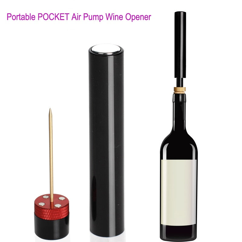 Small Size Wine Bottle Opener Air Pump Opening Tools Stainless Steel