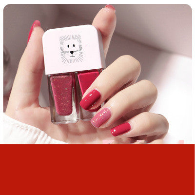 Two In One Nail Polish Set Creative Baking Free Quick Drying