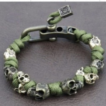 Halloween Jewelry Skull Premium Paracord Bracelet Stylish Skull