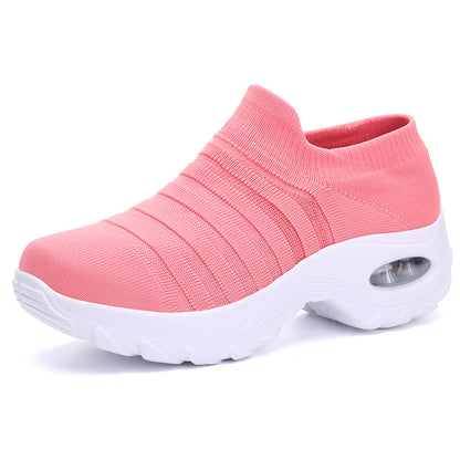 Hollow Out Woman's Air Cushion Dance Shoe Lady