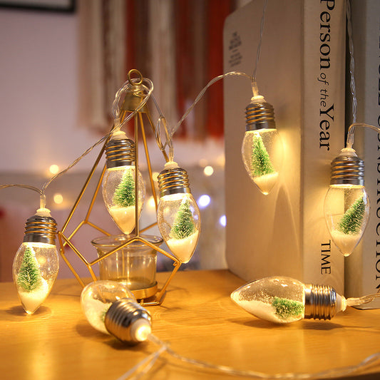 New LED Wishing Bottle String Lights Battery Powered Christmas Tree