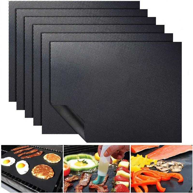 Non-stick High Temperature Resistant Outdoor Barbecue Oven Mat Set