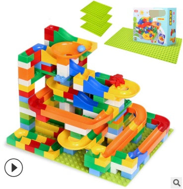 Children Large  Particles Assembled Slide Puzzle Blocks Toys 3-10 Years Old Boy Toy